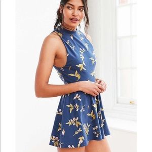 Kimchi Blue Rebecca Floral Mock Neck Romper